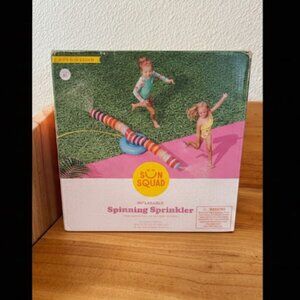 NIB Sun Squad Inflatable Spinning Sprinkler - Kids’ Summer Outdoor Fun